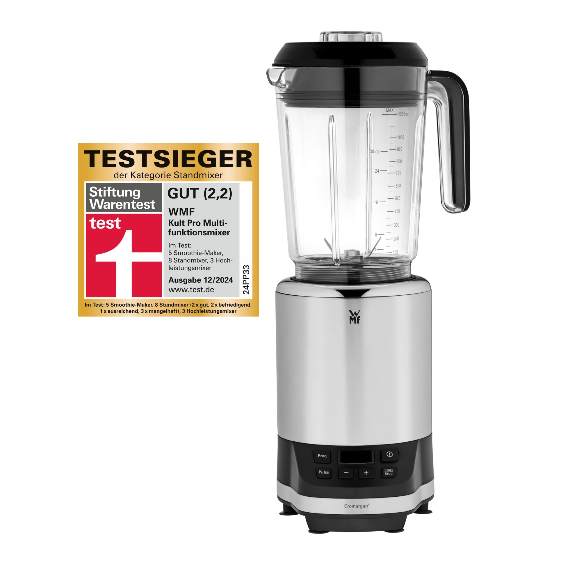 Baksiden av Multifunksjonsblender 1,2 L tritan 1200W Kult Pro - WMF