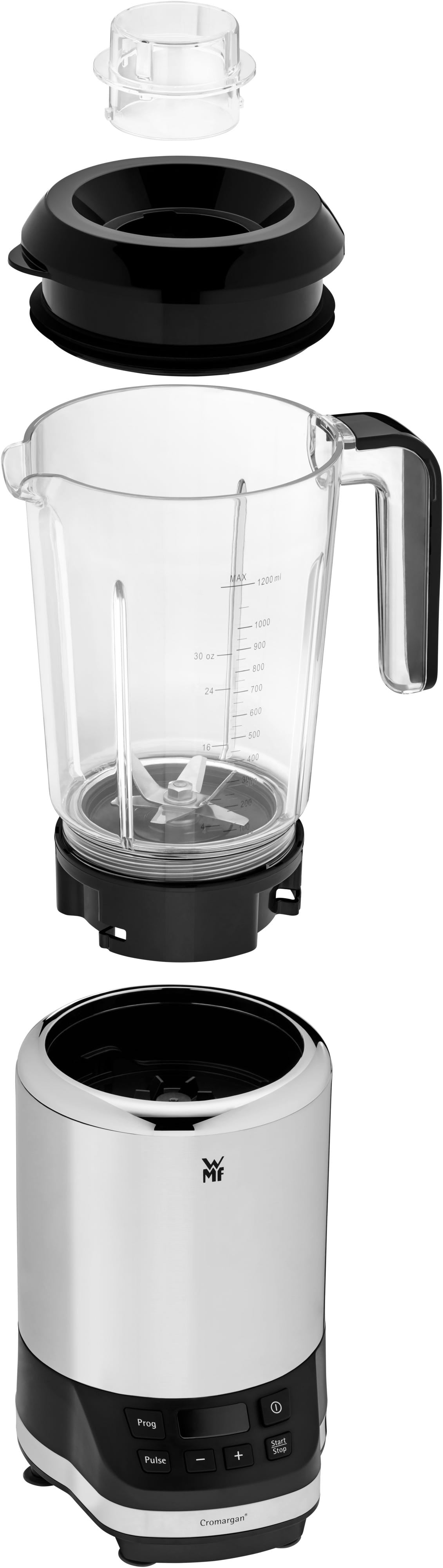 Multifunksjonsblender 1,2 L tritan 1200W Kult Pro - WMF montert på kjøkkenbenk