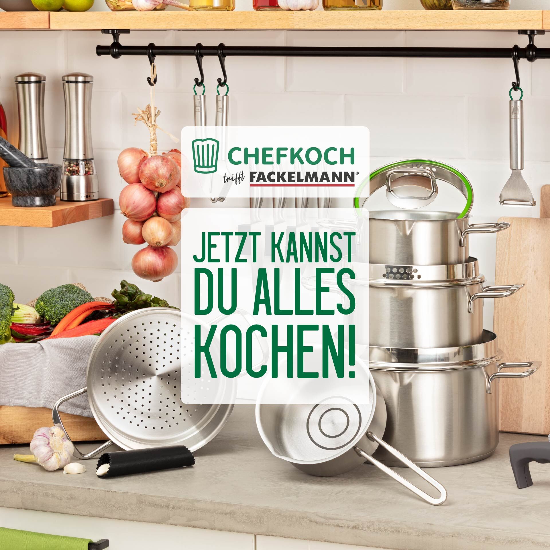 Multispade silikon 29,5 cm - Chefkoch trifft Fackelmann pakket