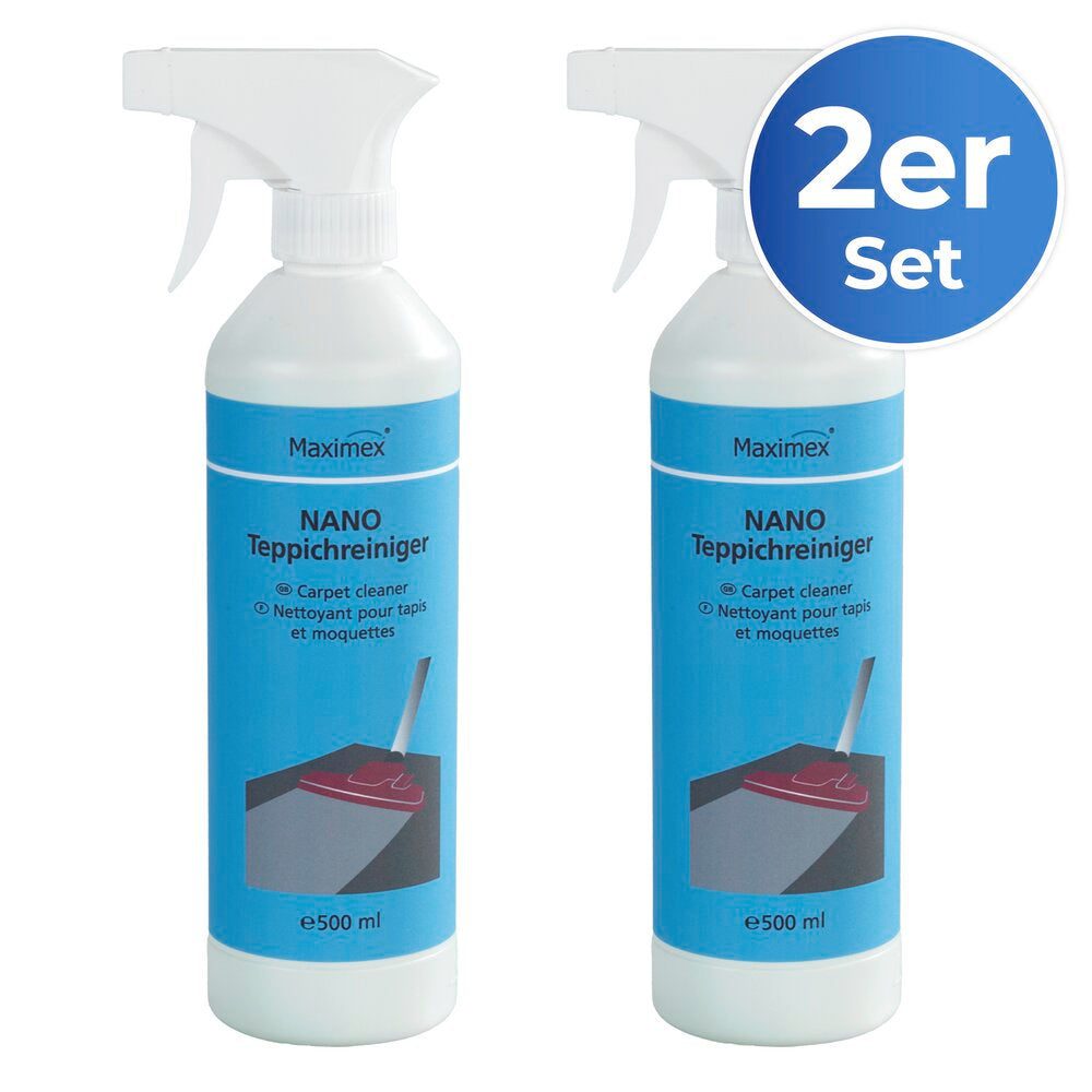 Nano tepperens 500 ml 2-delt sett Maximex bakside
