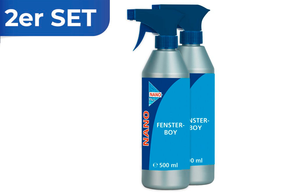 Nano vindusrens 2 x 500 ml glassreingjører - Maximex nærbilde