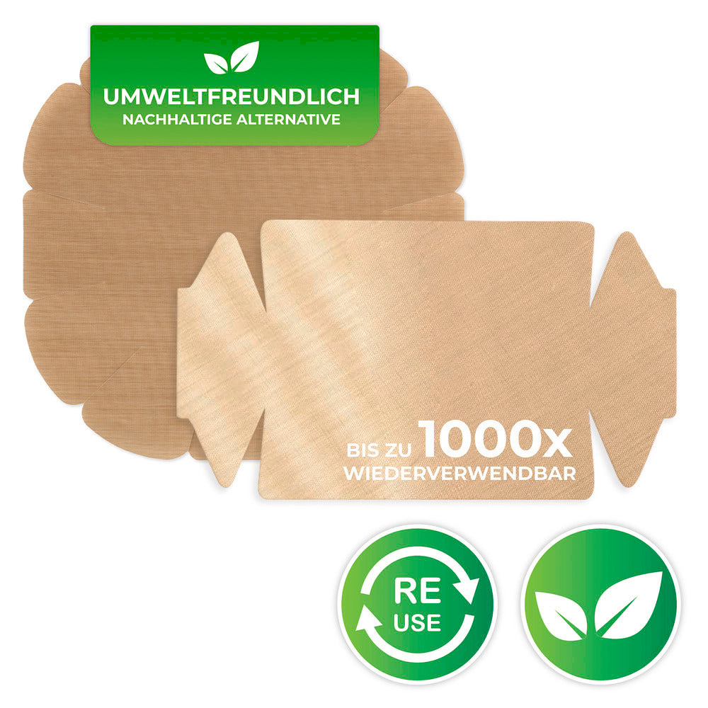 Non-stick bakeforminnlegg rund og firkantet 2-delt WENKO sidefoto