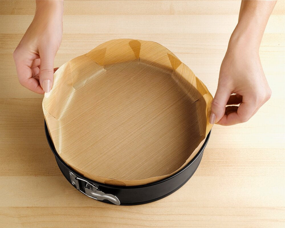 Non-stick bakeforminnlegg rund gjenbrukbar - Wenko bakside