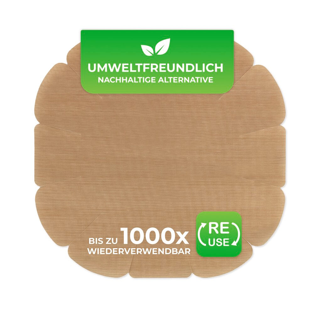 Non-stick bakeforminnlegg rund gjenbrukbar - Wenko brukt til baking