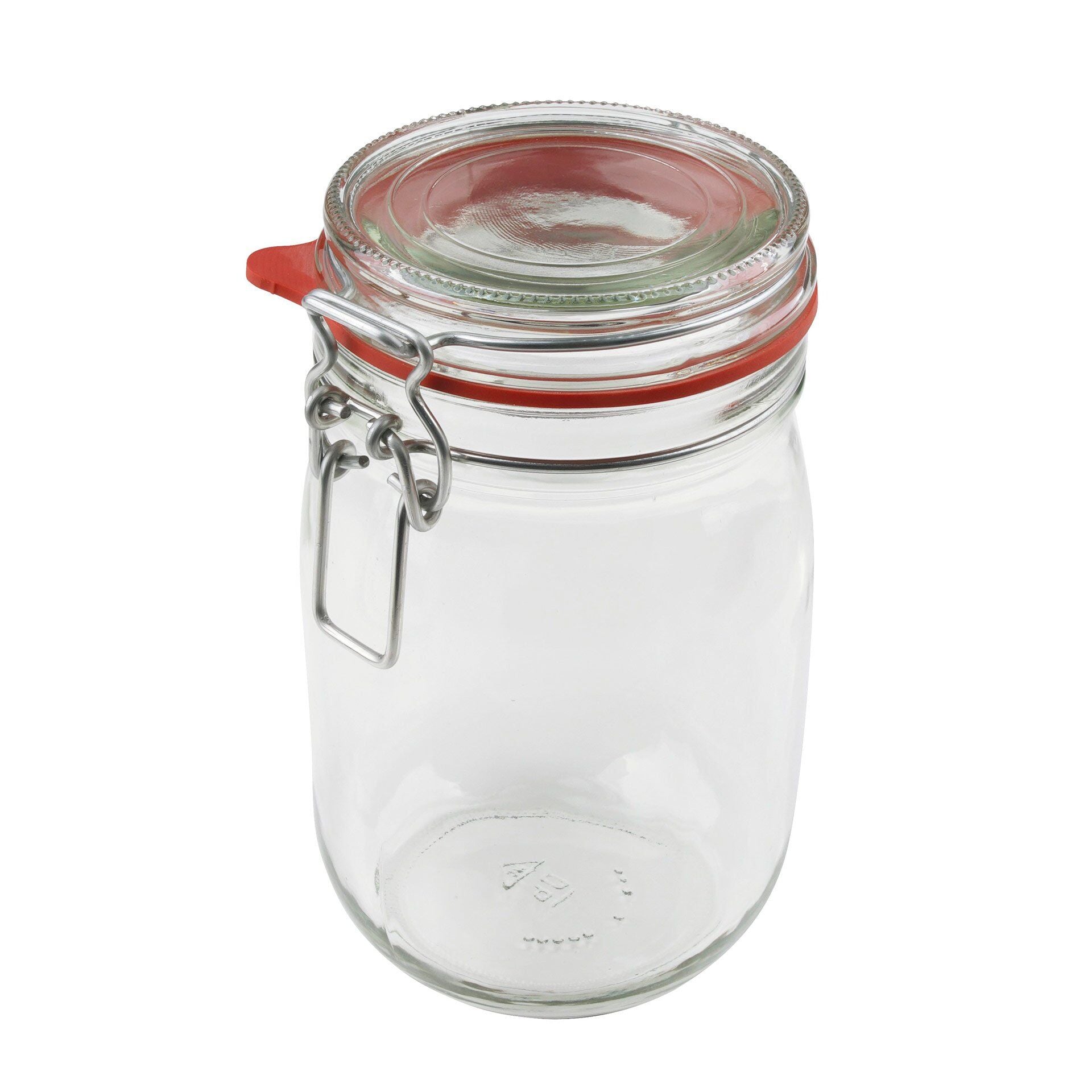 Norgesglass med bøylelukking 1140 ml glass forfra