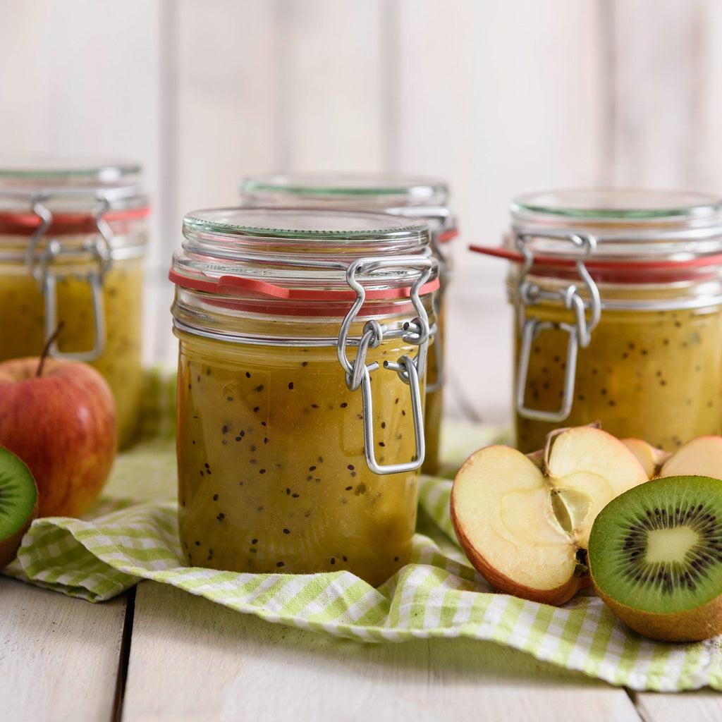 Norgesglass med bøylelukking 370 ml lufttett bakside