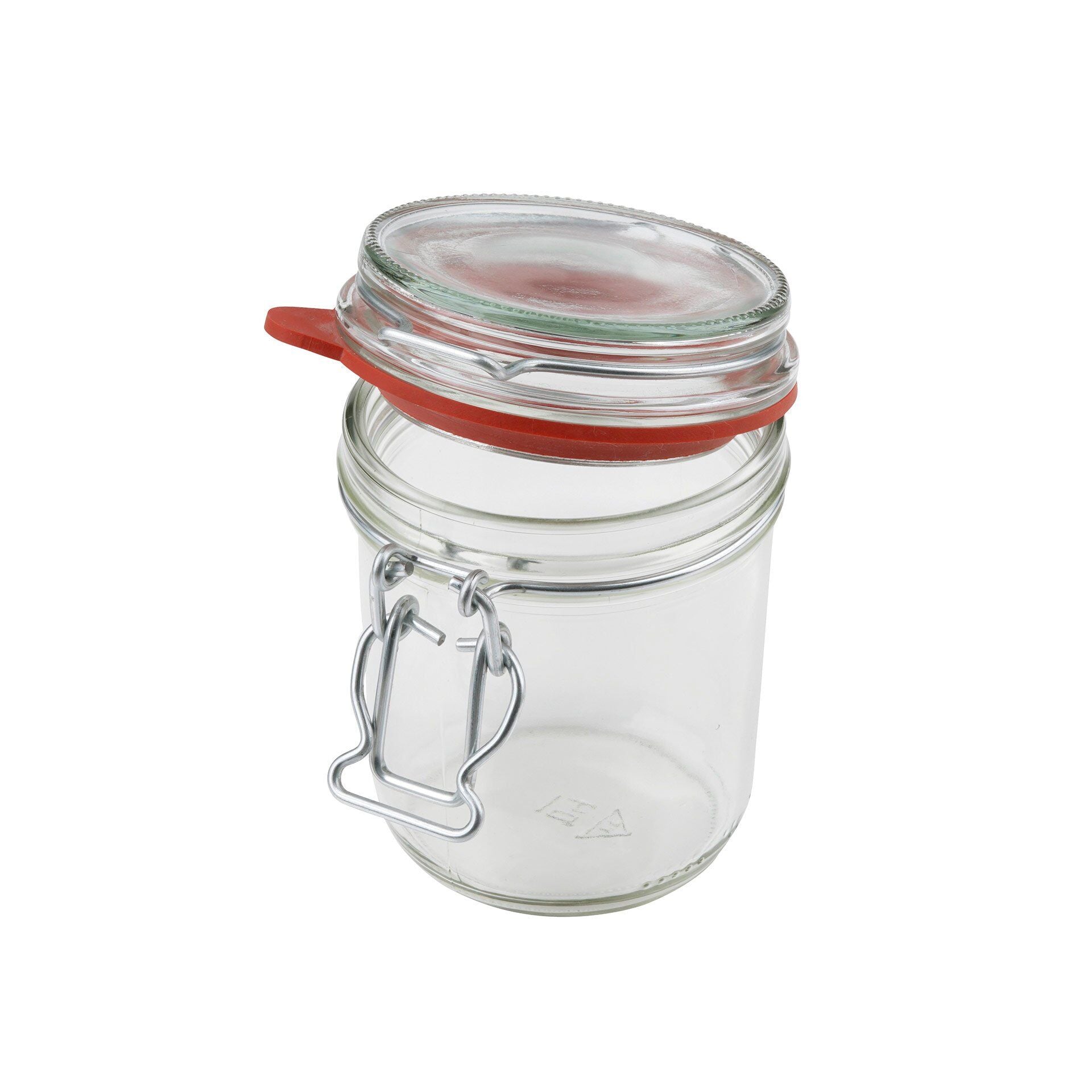 Montert Norgesglass med bøylelukking 370 ml lufttett med lokk