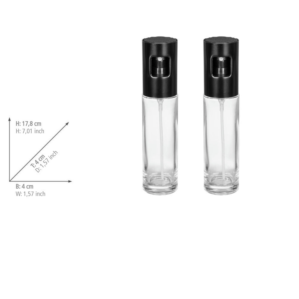 Nærbilde av spraydyse på Olje- og eddiksprayer 2-delt sett glass rustfritt stål - WENKO