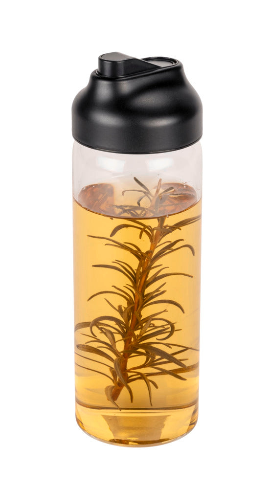 Olje- og eddikflaske glass 0,45 L med automatisk lokk - Wenko montert på kjøkken