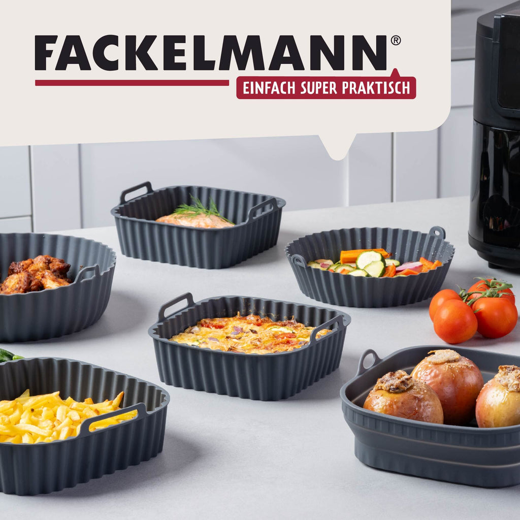 Oljesprayer rustfritt stål 100 ml for airfryer og matlaging - Fackelmann komplett sett