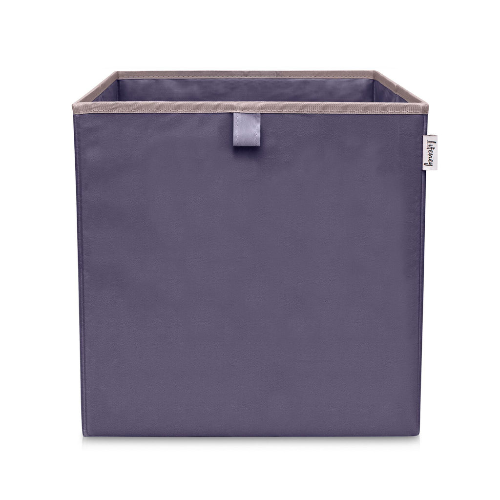 Oppbevaringsboks antrasitt 33x33x33 cm polyester forfra
