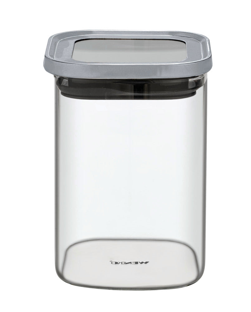 Oppbevaringsboks glass 1 L med silikontetning Clara - Wenko bakside