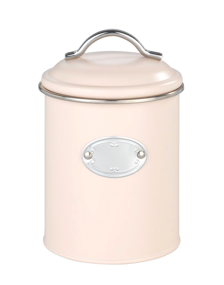 Oppbevaringsboks Nero beige 1,0 L metall front