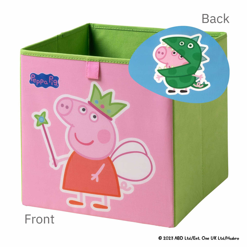 Oppbevaringsboks Peppa Pig Fee & George forfra