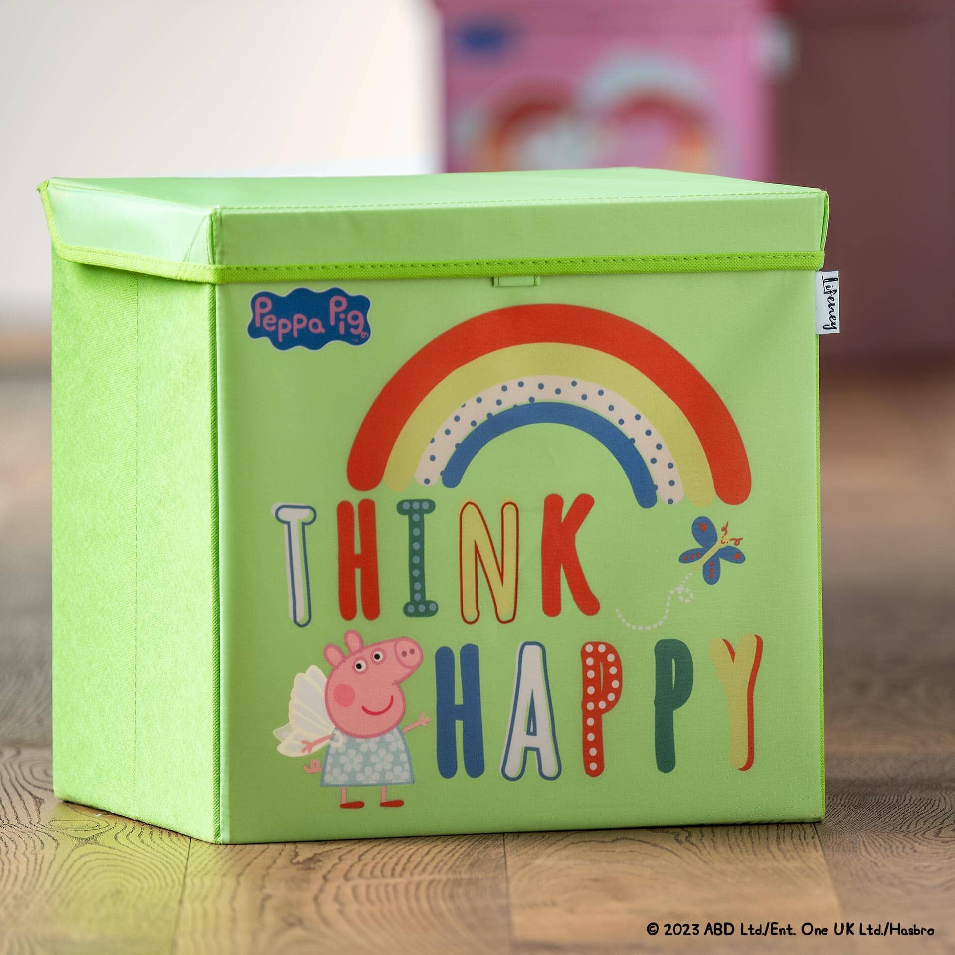 Montert Oppbevaringsboks Peppa Pig Happy i barnerom