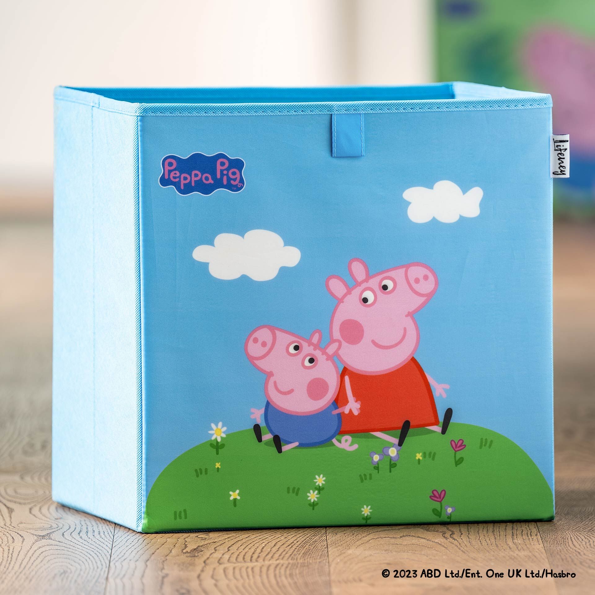 Oppbevaringsboks Peppa Pig Peppa & George bakside