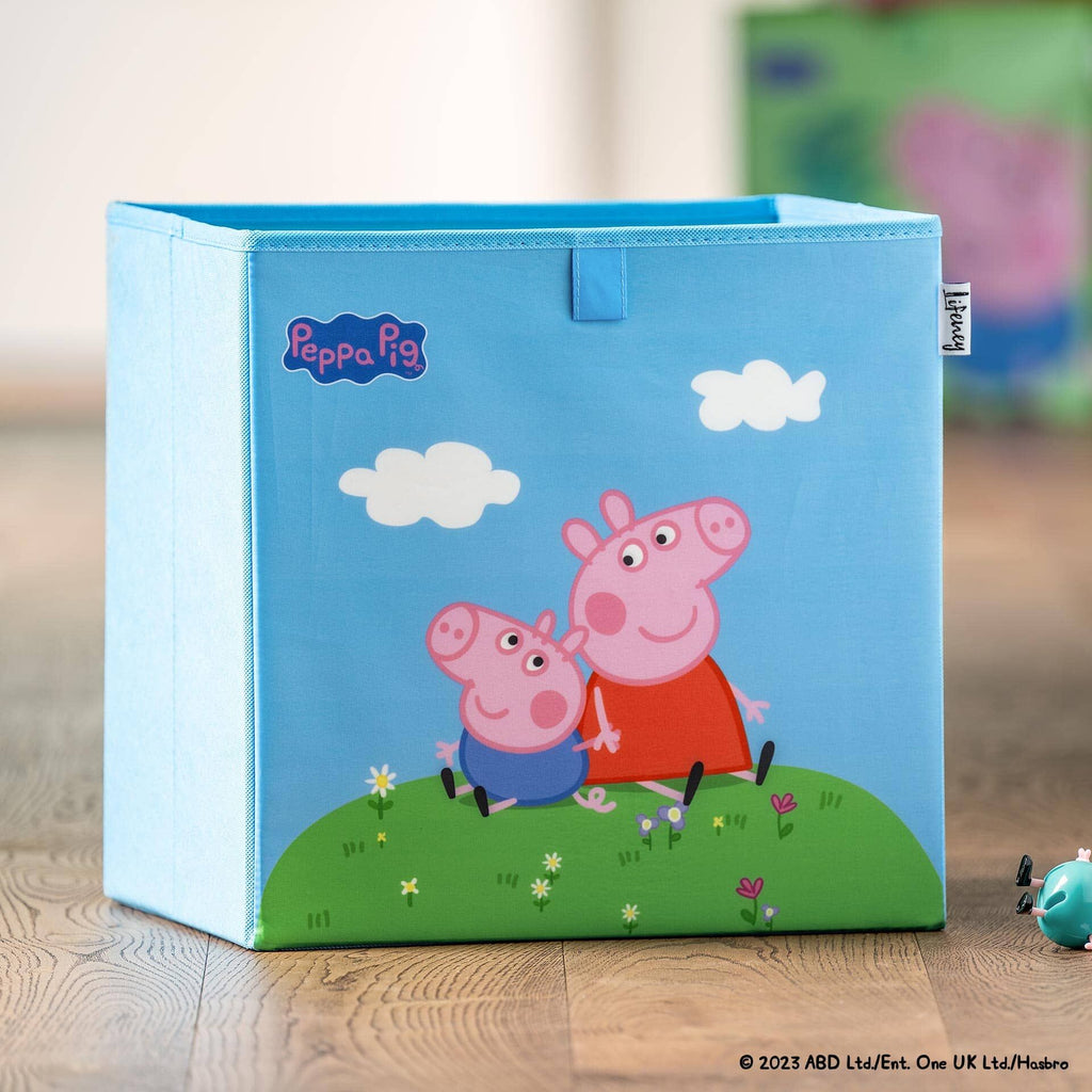 Oppbevaringsboks Peppa Pig Peppa & George montert i Kallax-regal
