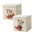 Oppbevaringsbokser sett Bobo 33x33x33 cm - Lifeney forfra