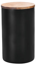 Oppbevaringsglass borosilikat 1,4 L svart - WENKO forfra