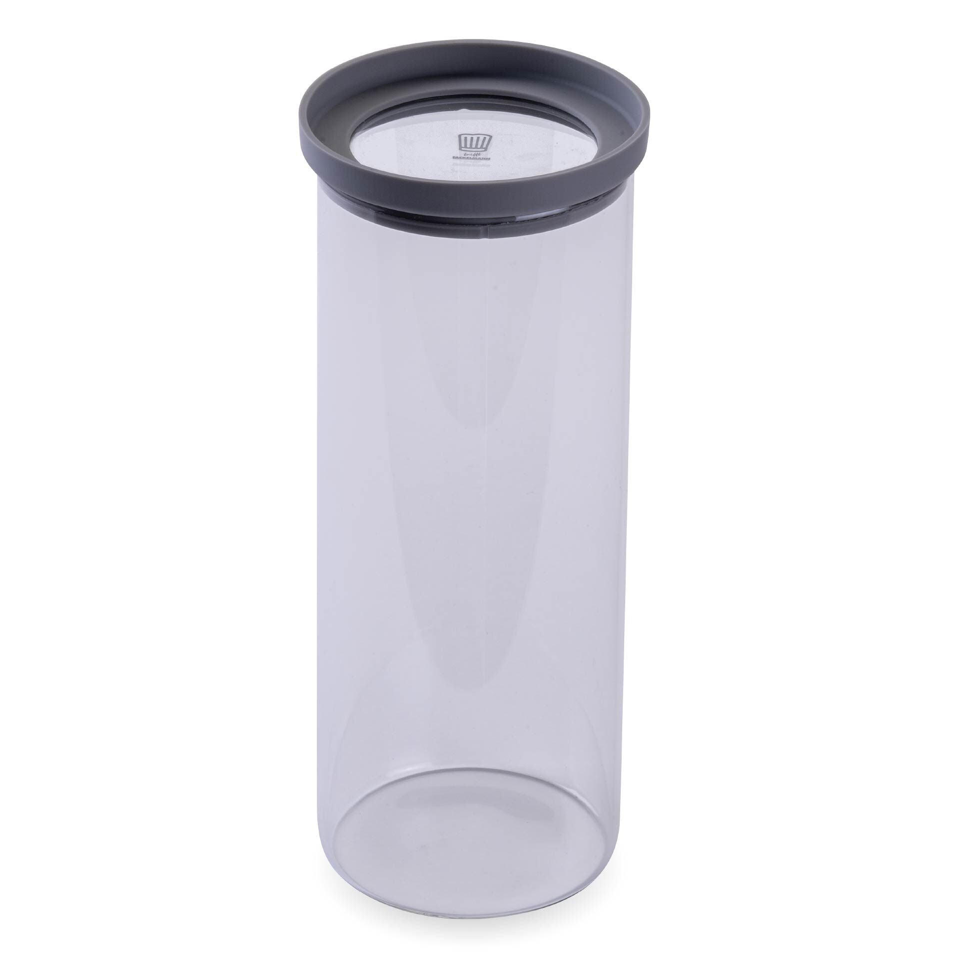 Oppbevaringsglass med glasslokk 1,5 L forfra