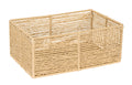 Oppbevaringskurv bad Meria M beige cellulose Wenko forfra