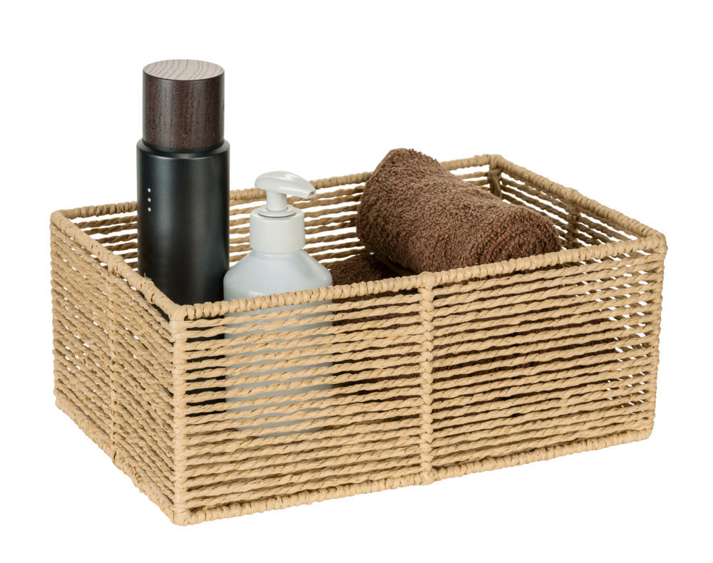 Detalj av Oppbevaringskurv bad Meria M beige cellulose Wenko