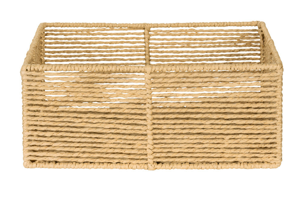Nærbilde av materiale på Oppbevaringskurv bad Meria M beige cellulose Wenko