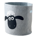 Oppbevaringskurv Shaun filt 43,5x46 cm forfra