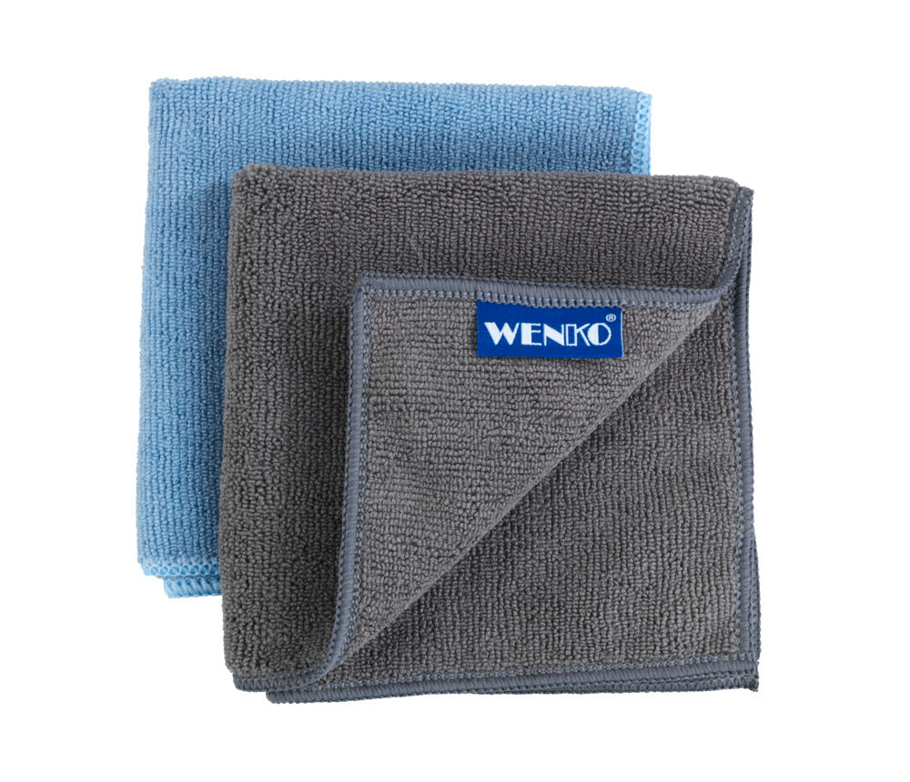 Oppvaskklut mikrofiber grå 2-pack - Wenko forfra