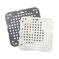Oppvaskkummatte plast 30x30 cm grå/hvit - Fackelmann forfra
