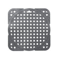 Oppvaskkummatte plast grå 30×30 cm - Fackelmann forfra