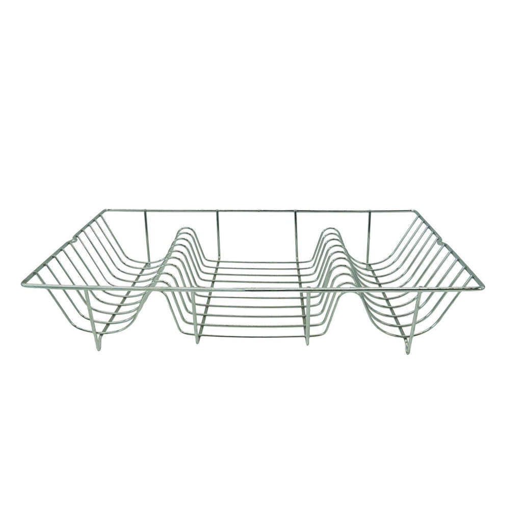Oppvaskkurv forkrommet 48x30 cm - Fackelmann forfra
