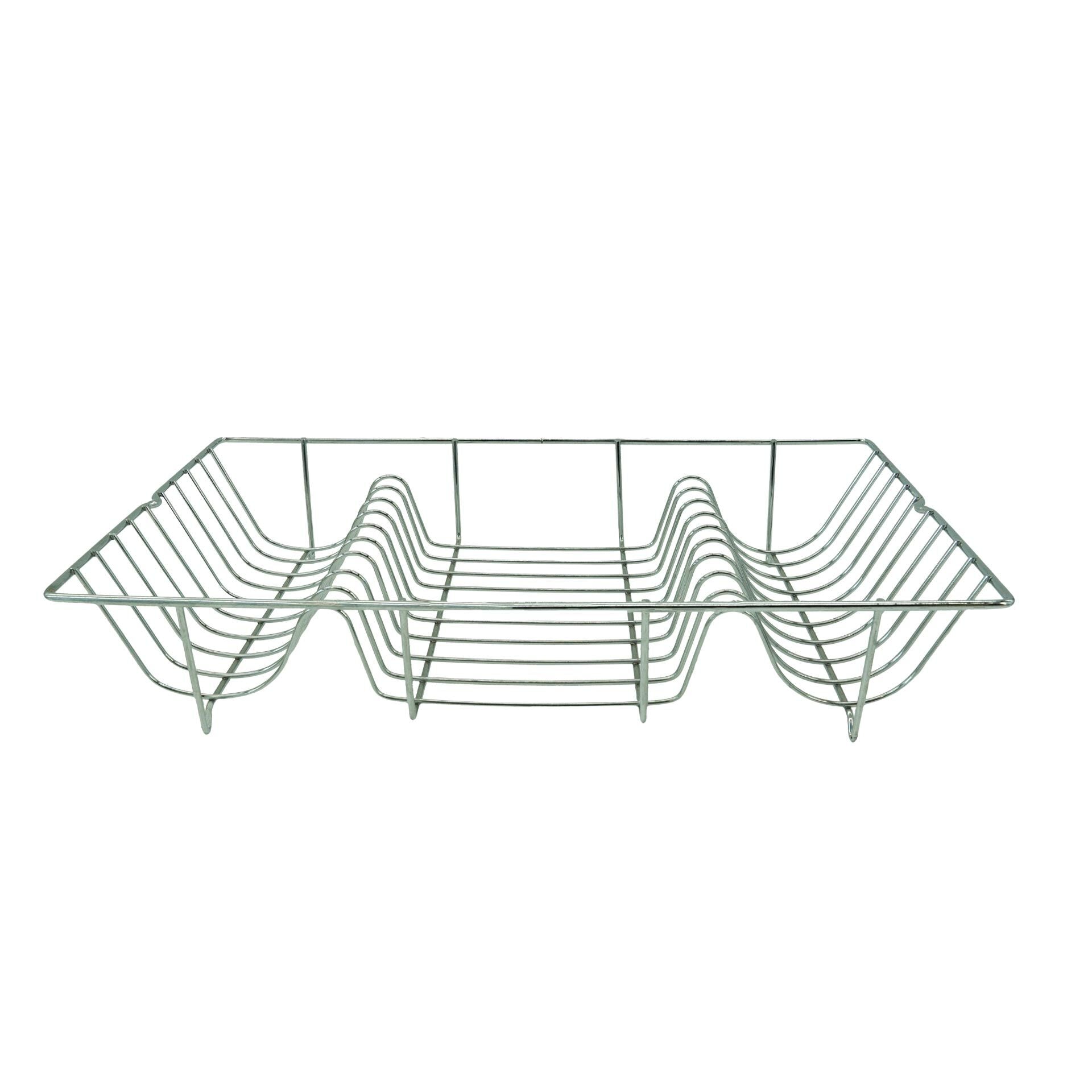 Oppvaskkurv forkrommet 48x30 cm - Fackelmann forfra