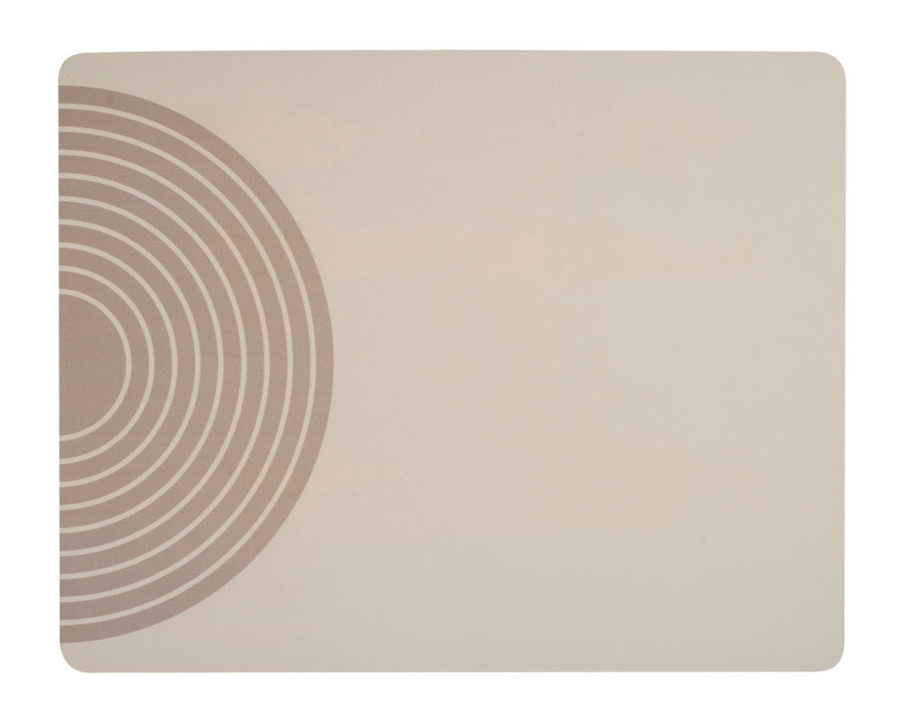 Oppvaskmatte beige gummi 50x40 cm vannavvisende oversikt