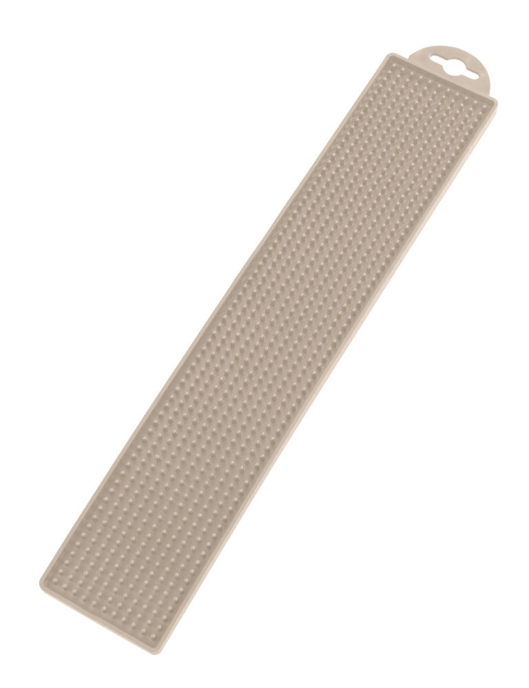 Oppvaskmatte Slim beige plast 42x8 cm forfra