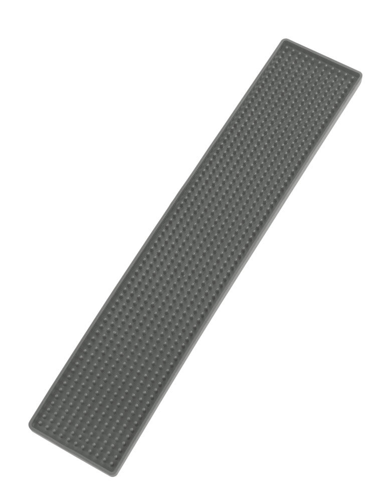 Oppvaskmatte Slim grå 8 x 42 cm med noppstruktur for kjøkkenbenk
