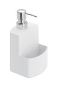 Oppvaskmiddeldispenser keramikk hvit soft-touch WENKO forside