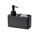 Oppvaskmiddeldispenser svart 150 ml - Wenko forfra