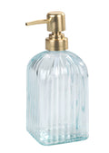 Oppvaskmiddeldispenser Vetro Gold glass - Wenko forfra