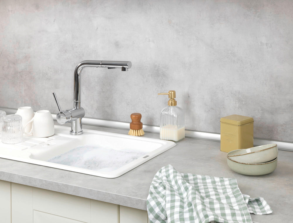 Detalj av Oppvaskmiddeldispenser Vetro Gold glass - Wenko