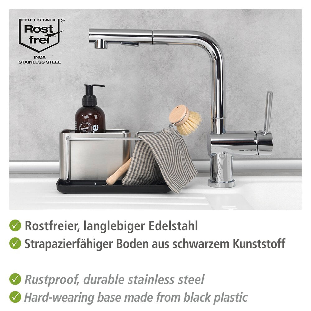 Detalj av Oppvaskorganiserer rustfritt stål for vask og benkeplate WENKO