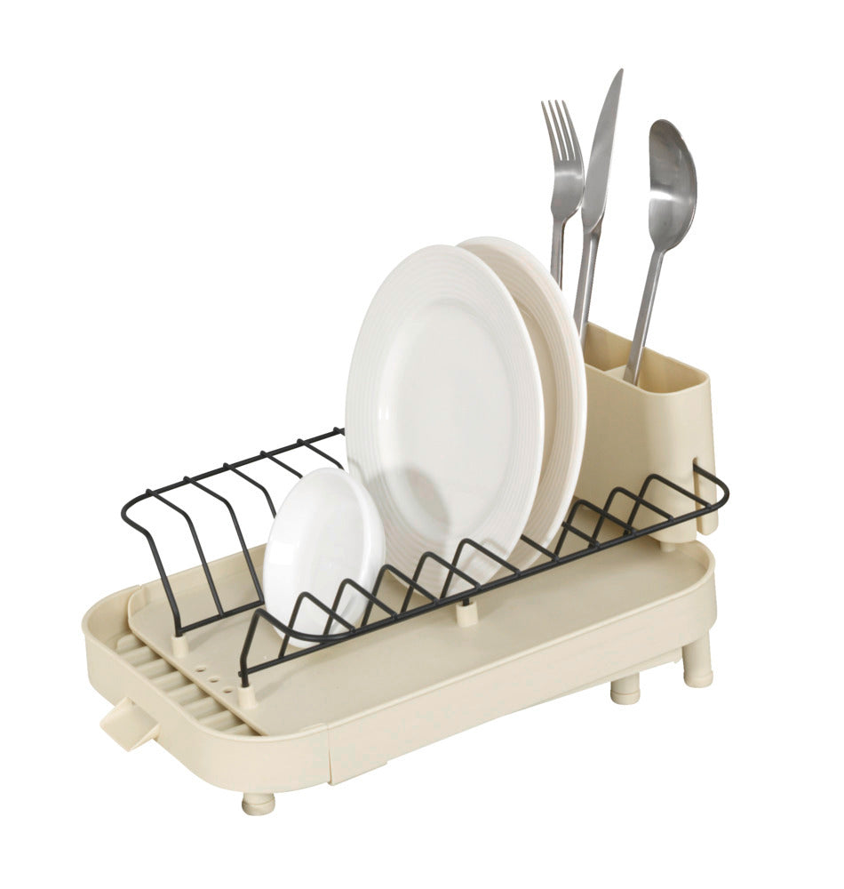 Oppvaskstativ uttrekkbart beige metall Avino - WENKO detalj