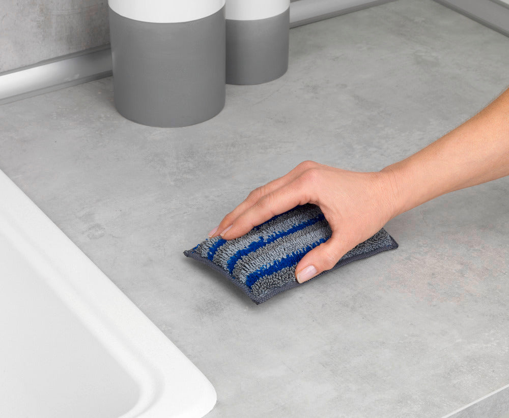 Detalj av Oppvasksvamp mikrofiber grå 2-pack Wenko