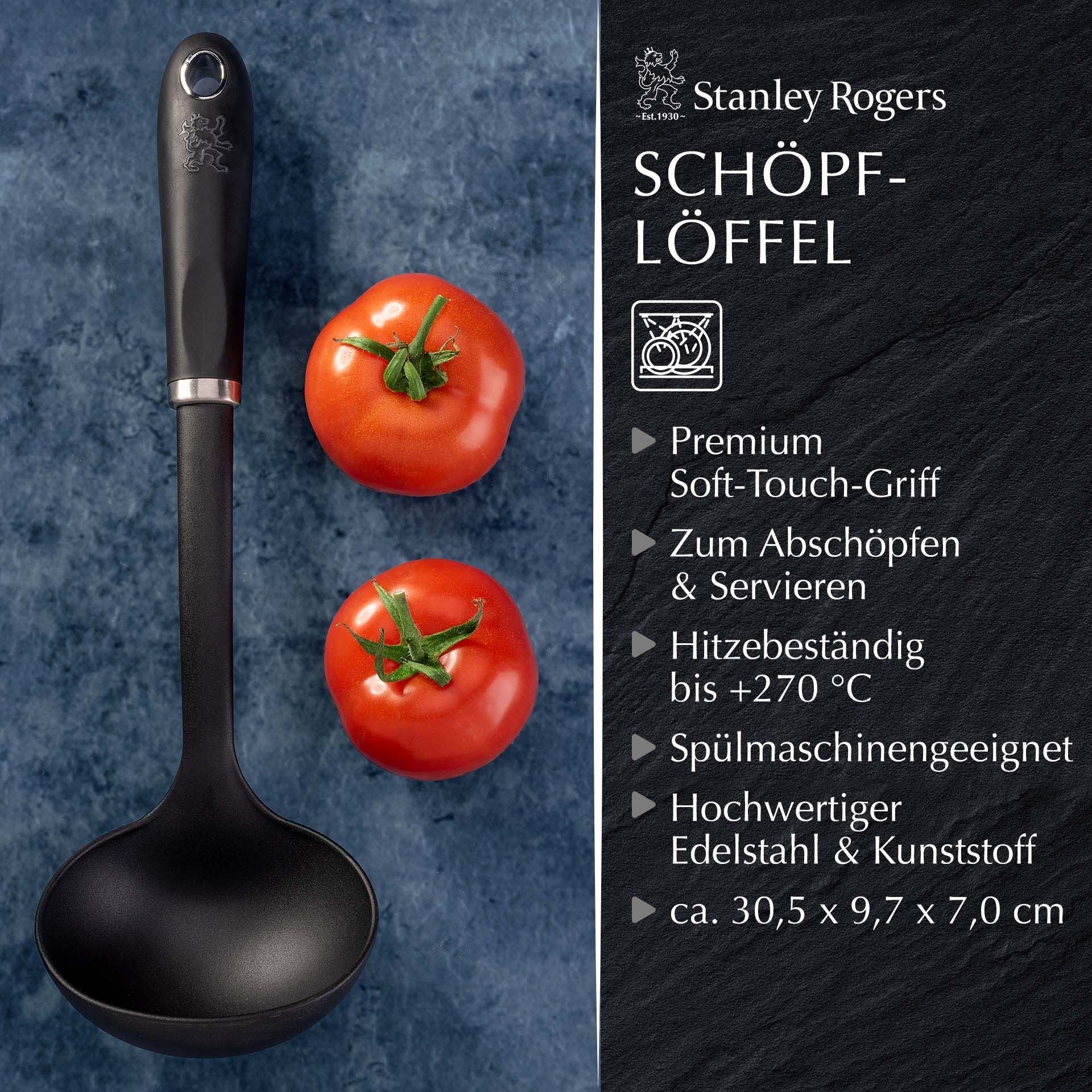 Øse Pride 30 cm varmebestandig soft-touch liggende