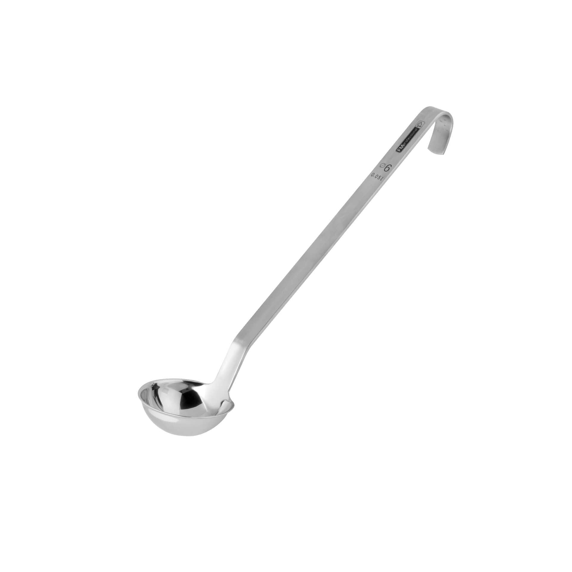 Øse rustfritt stål 32,5 cm 50 ml - FMprofessional forfra