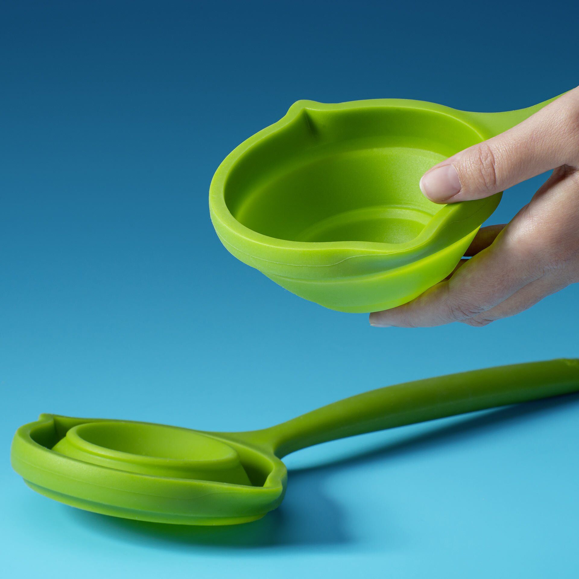 Øse sammenleggbar 33 cm silikon - Tasty i oppvaskmaskin