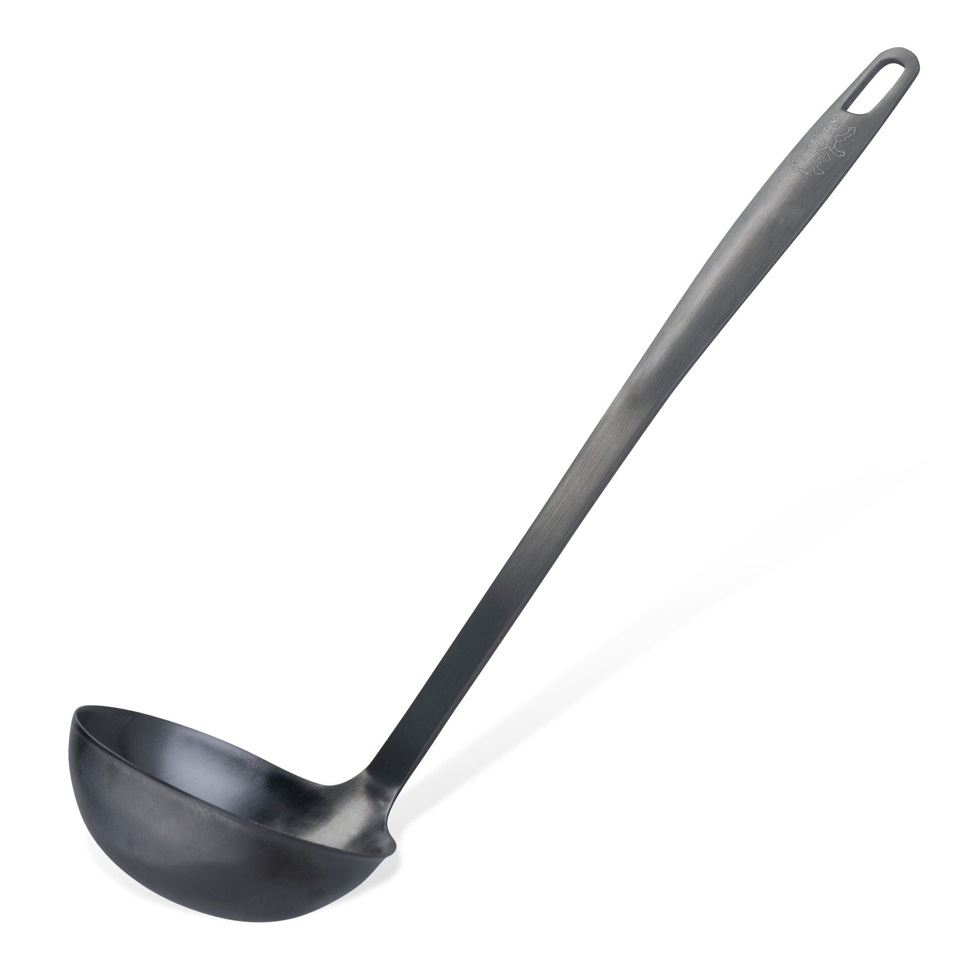 Øse svart rustfritt stål 32 cm - Stanley Rogers forfra