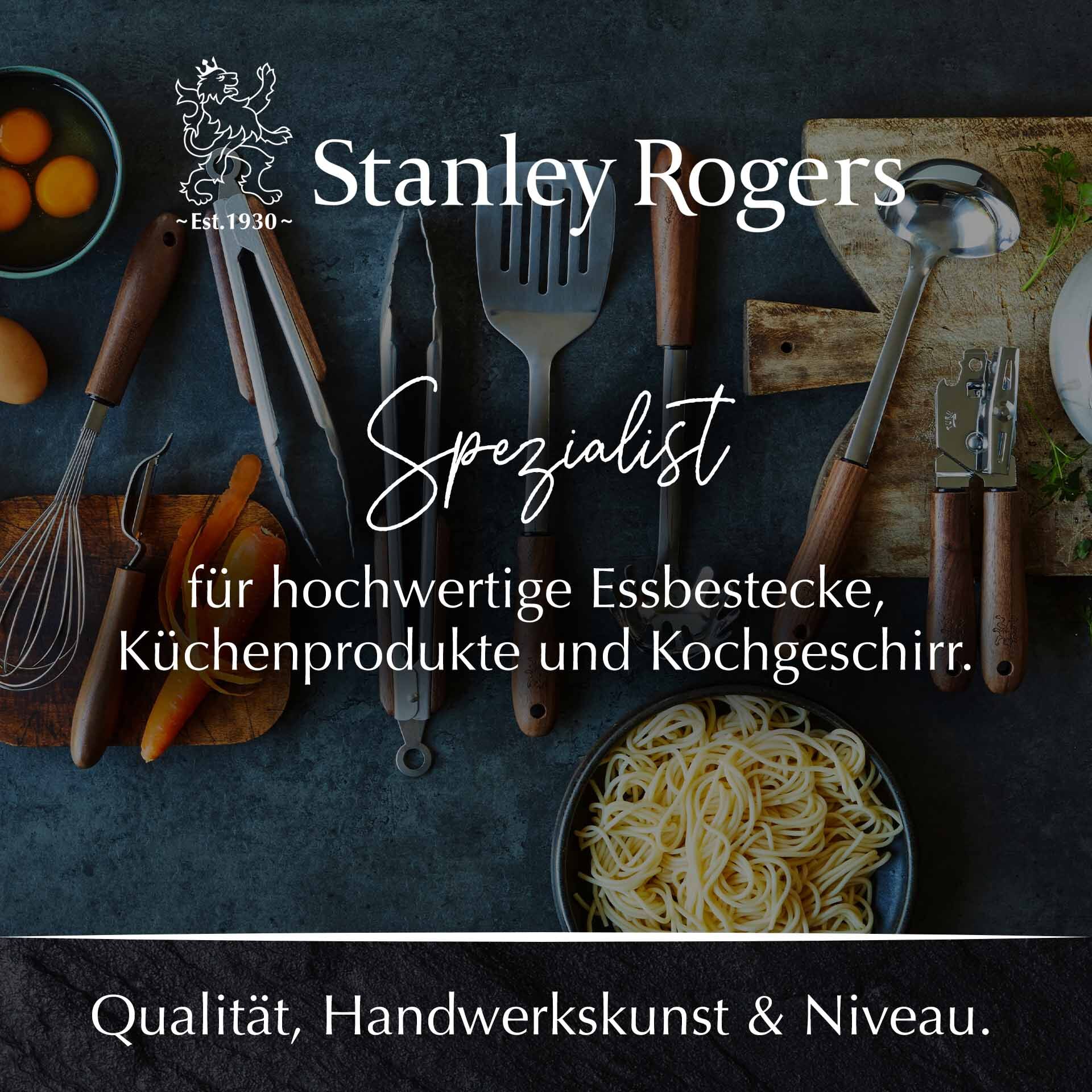 Øse valnøttre og rustfritt stål 29 cm Black Walnut - Stanley Rogers i bruk