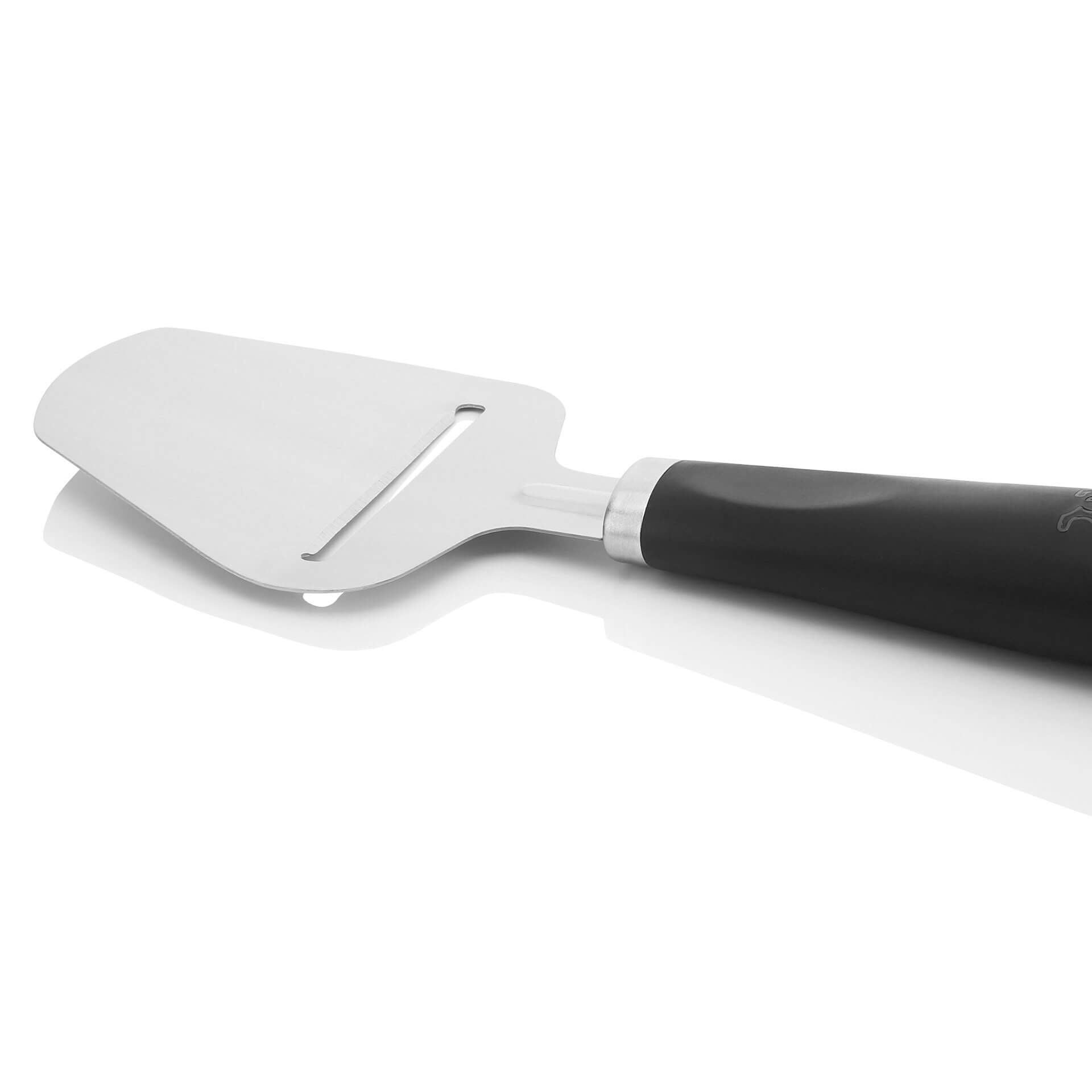 Ostehøvel 21 cm rustfritt stål soft-touch håndtak bakside
