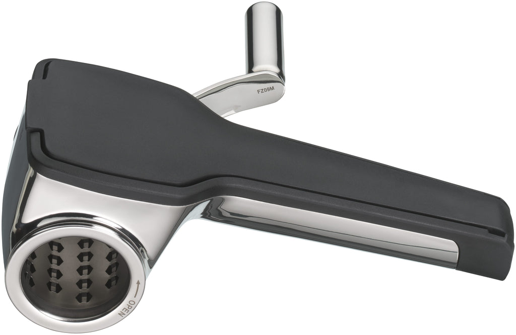 Ostekvern 20 cm rustfritt stål med sveiv - WMF bakside